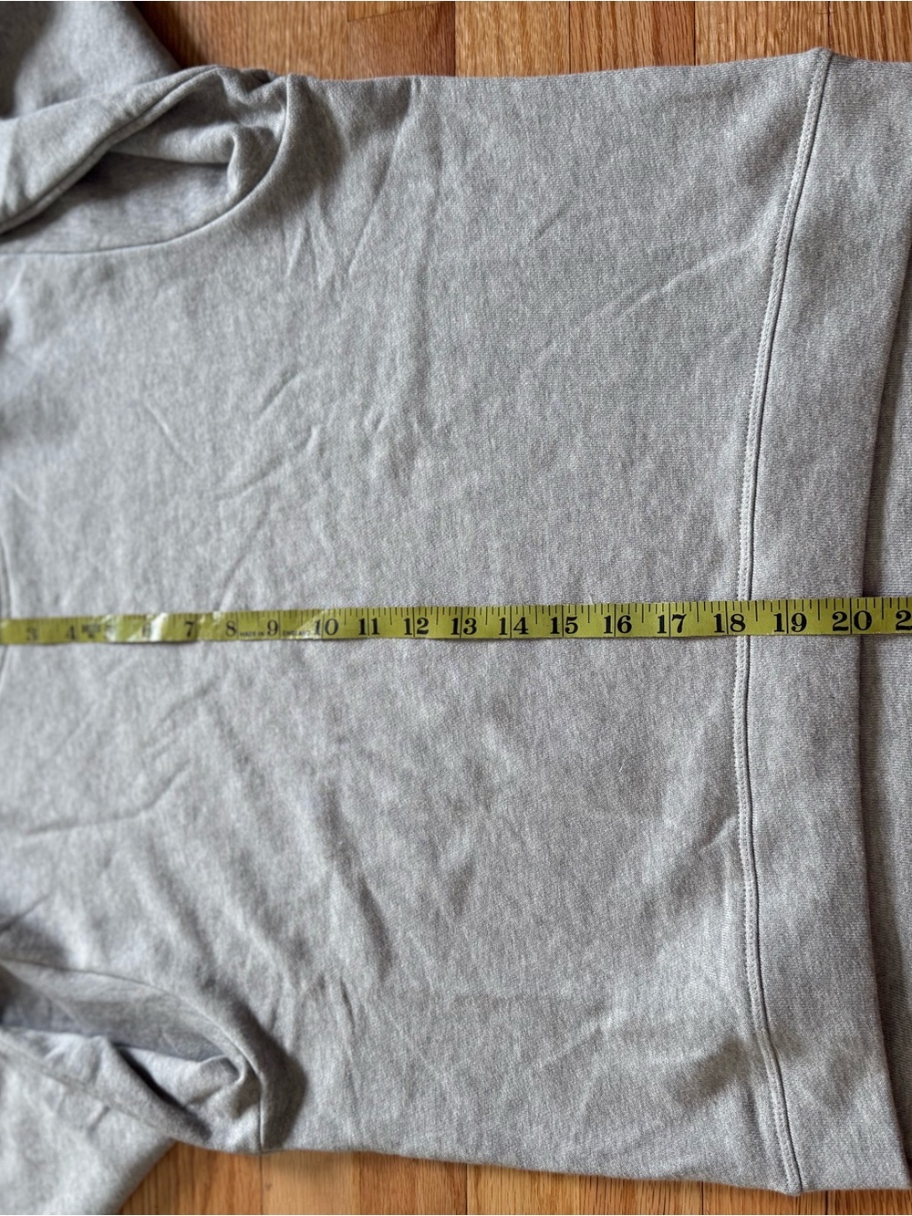 Olivaceous Gray Crewneck Sweatshirt Bubble Sleeve - Picture 5 of 6